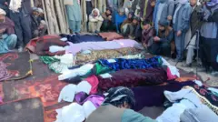 مراسم تدفین جنازه‌ها 