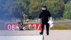 Поліція в аеропорту Лейпцига