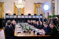 АКШ менен Борбор Азия лидерлеринин жолугушуусу, Вашингтон, 6-ноябрь 2025-жыл. 