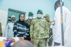 Première apparition en public d'Assimi Goïta depuis les attaques du weekend