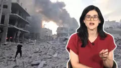 Repórter Camilla Veras Motajogos de sobrevivência multiplayerfrente a imagemjogos de sobrevivência multiplayerárea destruídajogos de sobrevivência multiplayerGaza