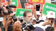 રાહુલ ગાંધી, વોટ ચોરી, વિપક્ષના સંસદસભ્યોની અટકાયત, ચૂંટણી પંચને રજૂઆત, દિલ્હી પોલીસ