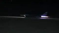 यूएस सेन्ट्रल कमान्डले इराक र सिरियामा आक्रमणको पुष्टि गरेपछि बी-१ बमवर्षक विमान उडेको भिडिओ फुटेज सार्वजनिक गरेको छ