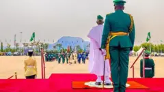 Nigeria President Tinubu dey observe special parade