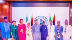 Onyeisiala Bola Tinubu, Osote Onyeisiala Kashim Shettima na ndị Mịnịsta ọhụrụ e duru n'iyi ọrụ