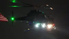 নিকােলাস মাদুরােকে বহনকারী হেলিকপ্টার