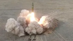 Пуск російської балістичної ракети "Іскандер-М"
