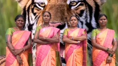 મહારાષ્ટ્ર ચંદ્રપુર, તાડોબા અંધારી વાઘ અભ્યારણ્ય, મહિલાઓની બાળકો માટે લડત