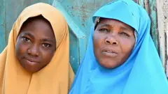 የታገተች ናይጄሪያዊ ከልጇ ጋር 