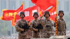 中國抗戰勝利80週年閱兵 習近平普京金正恩同台亮相