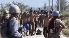 বিদ্রোহী আরাকান আর্মি তাদের ব্যারাক দখলের ভিডিও পোস্ট করেছে