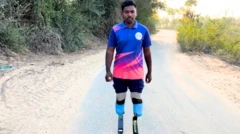 ગંગદાર પરમાર, દિવ્યાંગ ઍથ્લિટ, દોડવીર, બ્લેડ રન, પૅરાલિમ્પિક, બીબીસી ગુજરાતી 