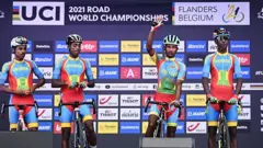 ናትናኤል ተስፋጽዮን፡ ሄኖክ ሙሉብርሃን፡ ጴጥሮስ መንግስ፡ ቢንያም ግርማይን ኤፍሬም ገብረህይወትን ኣብ መበል 23 ቻምፕኦና ዓለም፡ ቤልጂም 2021