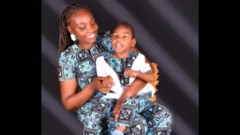 Loice Mwende et son fils