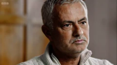 Mourinho BBC'ye belgesel için röportaj veriyor