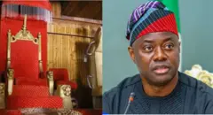 Aworan Ijoko Alaafin ati Gomina Seyi Makinde