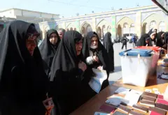 رای گیری در شاه عبدالعظیم در شهر ری تهران