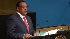 ምክትል ጠቅላይ ሚኒስትር እና የውጭ ጉዳይ ሚኒስትር ደመቀ መኮንን