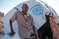 በድርቅ ምክንያት የተፈናቀሉ አርሶ አደር 