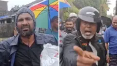 මහ වැසි සහ අධික සුළං තත්ත්වය හමුවේ ආපදාවට ලක්ව සිටින ඇතැම් පිරිස් වත්මන් රජයේ ක්‍රියාකාරීත්වය පිළිබඳව මැසිවිලි නගති.

