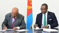 ምኒስተር ቍጥባዊ ልምዓት ዶ/ር ጊዮርግስን ዋና ዳይረክተር ባንክ ልምዓት ኣብ ምብራቕ ኣፍሪቃ ሊያንድረ ባሶለን