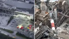 Daños provocados por el terremoto en Japón 