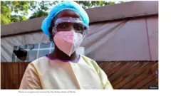 Aworan obinrin to mura lọna to le dena arun Ebola.