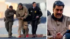 مادورو در حال انتقال به دادگاه