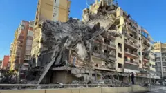 Destruição em Beirute