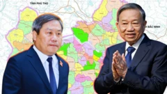 Chủ tịch Hà Nội Vũ Đại Thắng và ông Tô Lâm