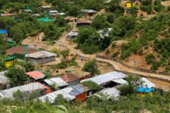 ဘင်္ဂလားဒေ့ရှ် ဒုက္ခသည်စခန်းတစ်ခု 