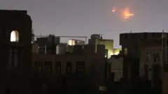 غارات أمريكية على العاصمة صنعاء ومحيطها