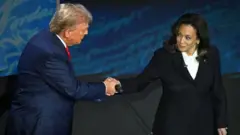 राष्ट्राध्यक्ष पदासाठी डेमोक्रेटिक पक्षाच्या उमेदवार कमला हॅरिस आणि रिपब्लिकन पक्षाचे उमेदवार डोनाल्ड ट्रम्प