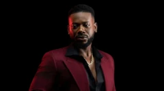 Adekunle Gold pẹlu ẹgba ọrun