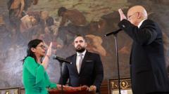 "Vengo con dolor, pero también con honor": Delcy Rodríguez juramenta como presidenta encargada de Venezuela tras la captura de Maduro
