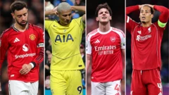 Wasu fitattun ƴanwasan manyan ƙungiyoy