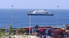 MV Hondius em Cabo Verde