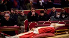 Body of former pope Benedict XVI