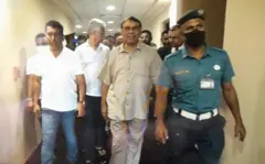 Basil rajapaksa at airport