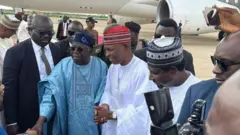 Shugaba Tinubu da gwamna Abba Kabir Yusuf