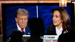 Donald Trump, Kamala Harris