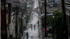 Santiago de Cuba, bo se ri lasiko ti iji lile wọ ibẹ