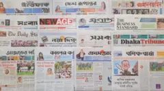 আজ ঢাকা থেকে প্রকাশিত বিভিন্ন দৈনিক পত্রিকা