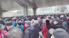 ኣብ ቻይና ንተቓውሞ ዝወጽኡ ኣረጋውያን 