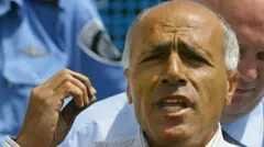 Vanunu após sua libertação da prisão em 2004.