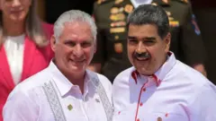 Miguel Díaz-Canel e Nicolás Maduro