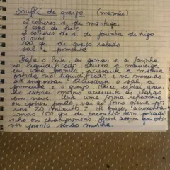 Receita de Eunice Paiva para o suflê