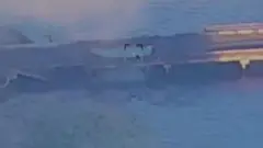 उद्ध्वस्त केलेल्या पुलाचा व्हिडीओ