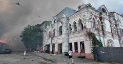 Какие объекты пострадали от российского удара по Киеву: правительственные здания, музеи и опера