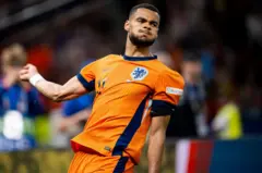 Gakpo celebrate afta e score for Dutch